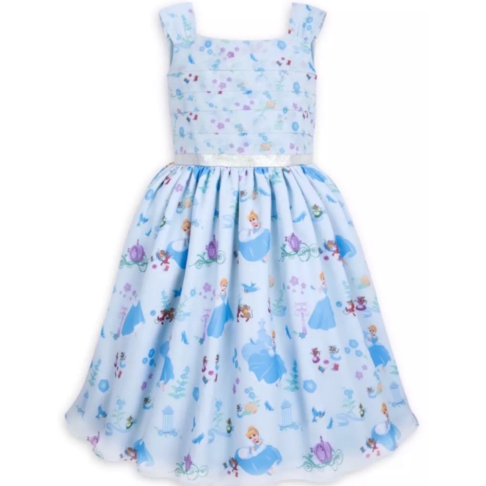 Disney Princess Dress, Cinderella Fancy Dress For Toddler Girl